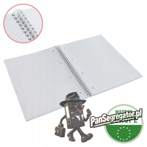 Kołonotatnik Colour`Breeze A4 w kratkę lawendowy 628479 ESSELTE