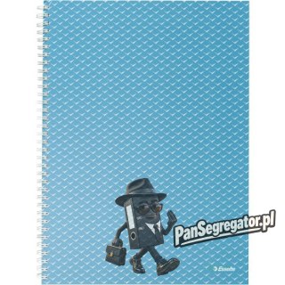 Kołonotatnik Colour`Breeze A4 w kratkę niebieski 628476 ESSELTE