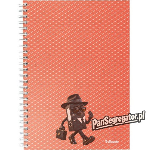 Kołonotatnik Colour`Breeze A5 w kratkę koralowy 628468 ESSELTE