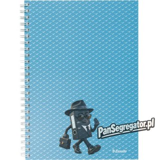 Kołonotatnik Colour`Breeze A5 w kratkę niebieski 628466 ESSELTE