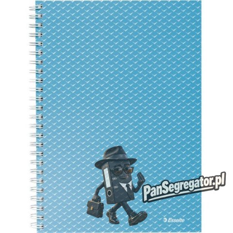 Kołonotatnik Colour`Breeze A5 w kratkę niebieski 628466 ESSELTE