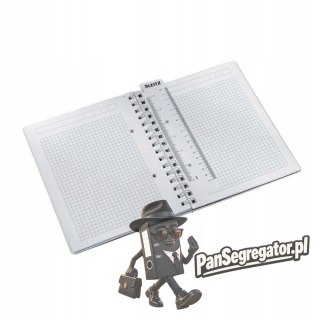 Kołonotatnik w kratkę A5 PP Leitz WOW, biały 46410001
