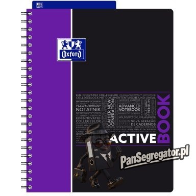 Kołozeszyt A4 80k kratka ACTIVEBOOK mix kolor STUDENT 400019520 OXFORD