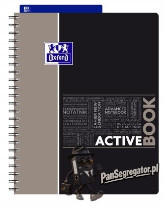 Kołozeszyt A4 80k kratka ACTIVEBOOK mix kolor STUDENT 400019520 OXFORD