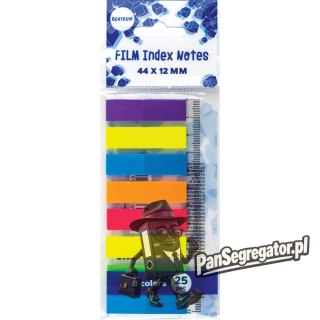 Zakładki indeksujące PET44x12mm 25k mix 8 kolorów 87409 CENTRUM