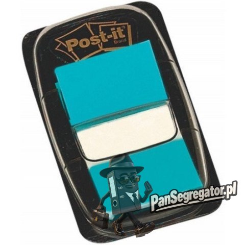 Zakładki indeksujące POST-IT 25x43mm jaskrawoniebieskie 680-23 50sztuk 3M