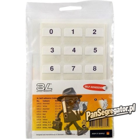 Zakładki indeksujące niebieskie 12x25mm (72szt.) 10515 3L