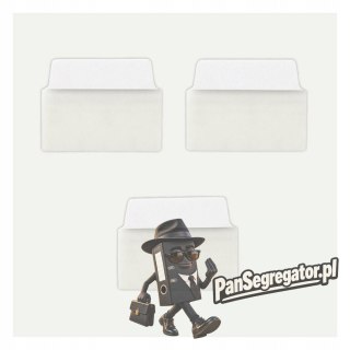 Zakładki indeksujące samoprzylepne 50,8x38,1mm przezroczyste z białą zakładką Ultra Tabs 74787 AVERY ZWECKFORM