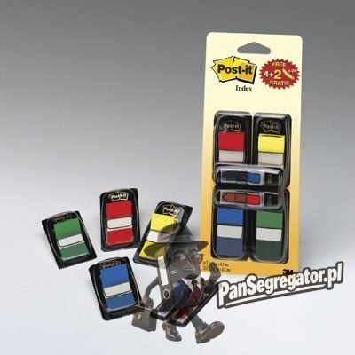 Zestaw zakadek indeksujących 2x684+4x680VAD5EU POST-IT 3 M 70005056984