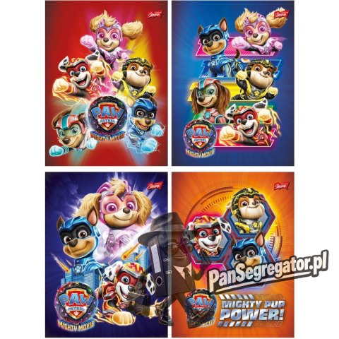 Zeszyt A5 16k 3linia dwukolorowa 70g PAW PATROL UNIPAP