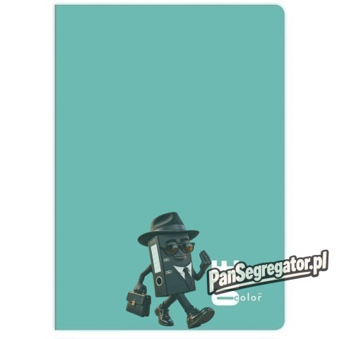 Zeszyt A5 80k kratka UV kolory ONE COLOR 7034 INTERDRUK