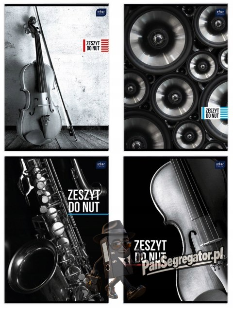 Zeszyt do nut A4 16k UV PION 7164 INTERDRUK