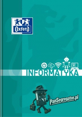 Brulion A5 80k kratka margines szyty INFORMATYKA 400150854 OXFORD