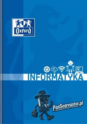 Brulion A5 80k kratka margines szyty INFORMATYKA 400150854 OXFORD