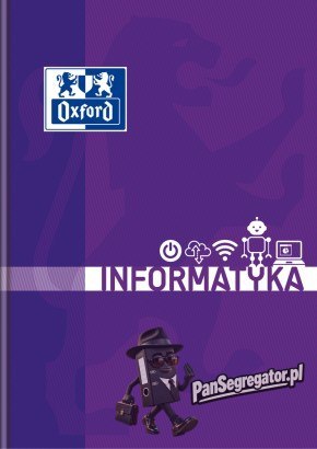 Brulion A5 80k kratka margines szyty INFORMATYKA 400150854 OXFORD