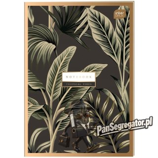 Zeszyt A4 60k kratka 70g METALLIC SATIN GOLD INTERDRUK