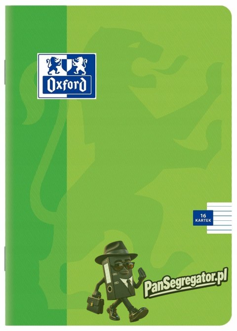 Zeszyt A5 16k 3linia 90g FLUO 100302245 OXFORD