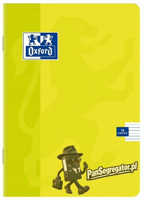 Zeszyt A5 16k 3linia 90g FLUO 100302245 OXFORD