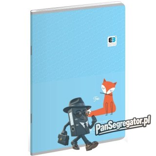 Zeszyt A5 16k. kolorowa linia B&B KIDS PASTEL 5563 INTERDRUK