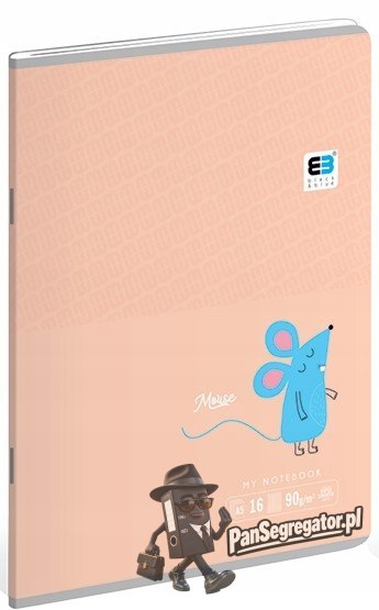 Zeszyt A5 16k. kolorowa linia B&B KIDS PASTEL 5563 INTERDRUK