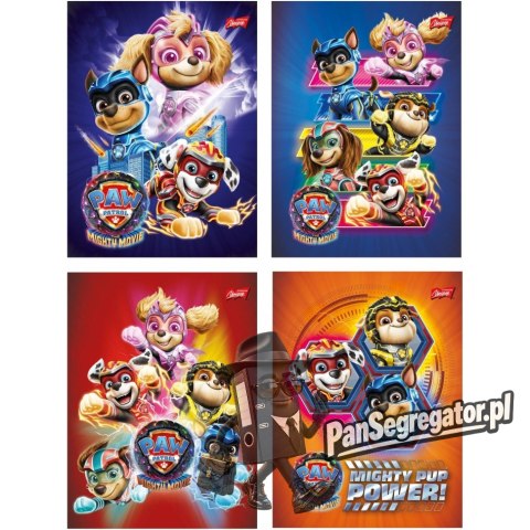 Zeszyt A5 16k kratka 70g PAW PATROL UNIPAP