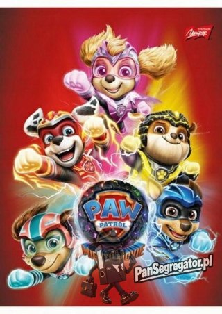 Zeszyt A5 16k kratka 70g PAW PATROL UNIPAP