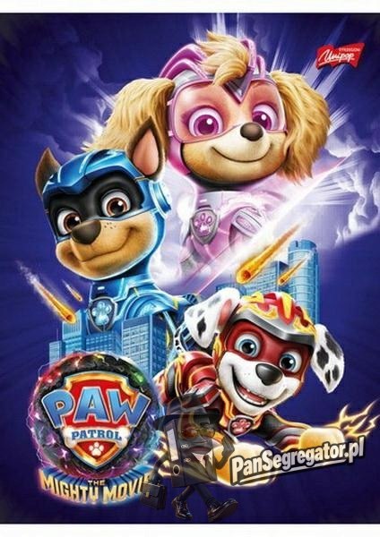 Zeszyt A5 16k kratka 70g PAW PATROL UNIPAP