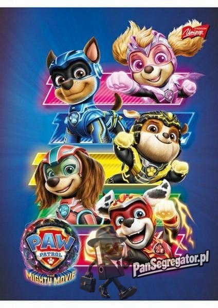 Zeszyt A5 16k kratka 70g PAW PATROL UNIPAP