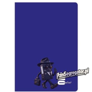 Zeszyt A5 16k kratka UV ONE COLOR INTERDRUK