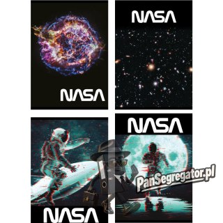 Zeszyt A5 32k 3-linia kolorowa SPACE ADVENTURE laminowany UNIPAP