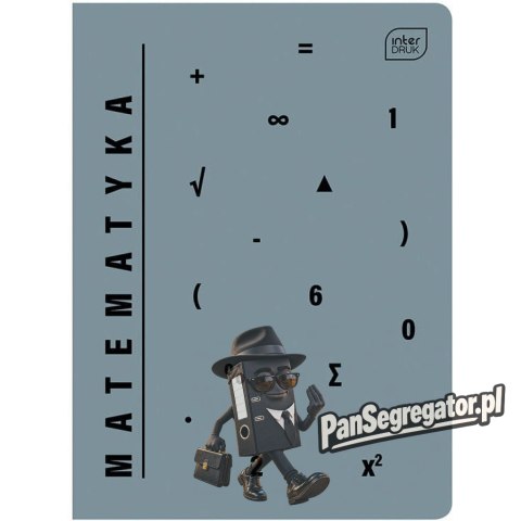 Zeszyt A5 60k kratka 70g PP MATEMATYKA INTERDRUK