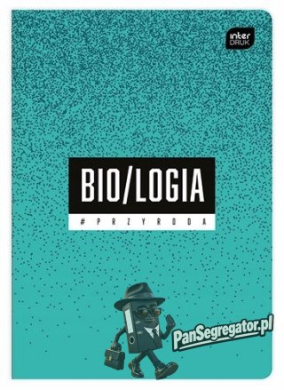 Zeszyt A5 60k kratka BIOLOGIA INTERDRUK