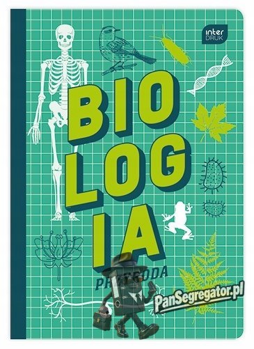 Zeszyt A5 60k kratka BIOLOGIA INTERDRUK