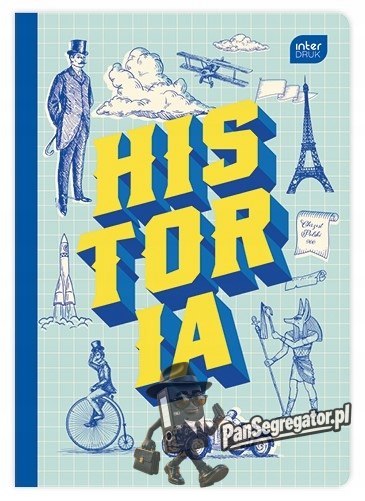 Zeszyt A5 60k kratka HISTORIA INTERDRUK
