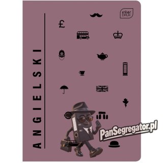 Zeszyt A5 60k kratka JĘZYK ANGIELSKI INTERDRUK