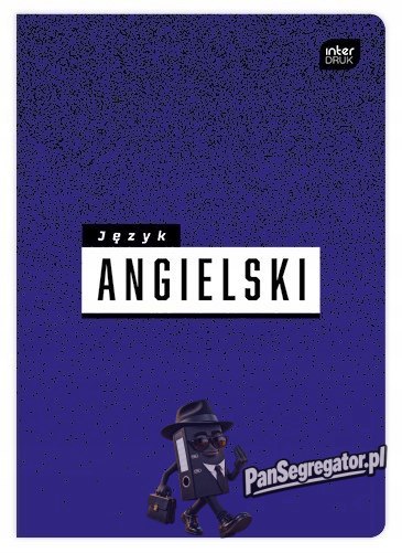 Zeszyt A5 60k kratka JĘZYK ANGIELSKI INTERDRUK