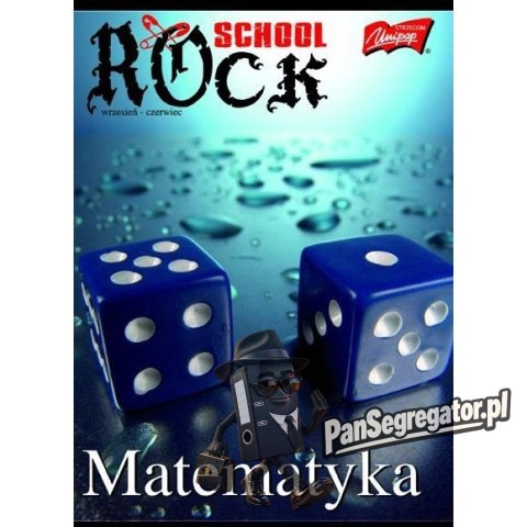 Zeszyt A5 60k kratka MATEMATYKA laminowany UNIPAP