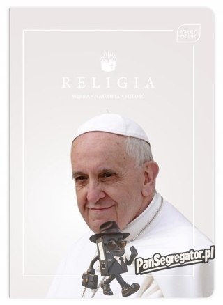 Zeszyt A5 60k kratka RELIGIA JPII/FRANCISZEK INTERDRUK