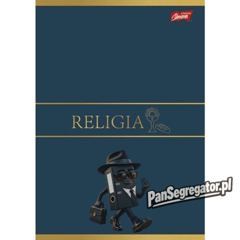 Zeszyt A5 60k kratka RELIGIA laminowany