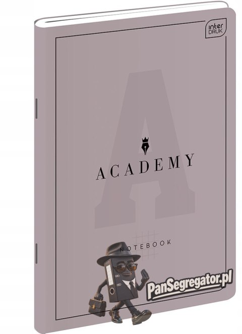 Zeszyt A5 60k kratka margines 90g ACADEMY