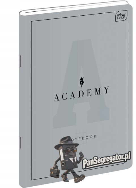 Zeszyt A5 60k kratka margines 90g ACADEMY