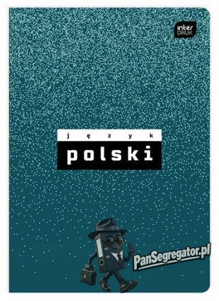 Zeszyt A5 60k linia JĘZYK POLSKI INTERDRUK