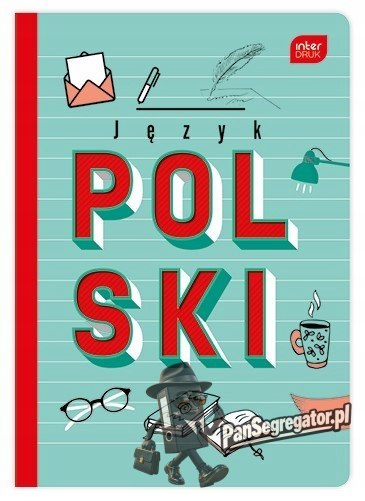 Zeszyt A5 60k linia JĘZYK POLSKI INTERDRUK