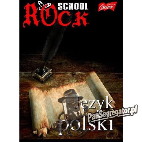 Zeszyt A5 60k linia JĘZYK POLSKI laminowany UNIPAP