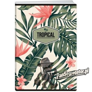 Zeszyt A5 80k kratka okładka miękka TROPICAL EL-M10-080-KA5 ELISA
