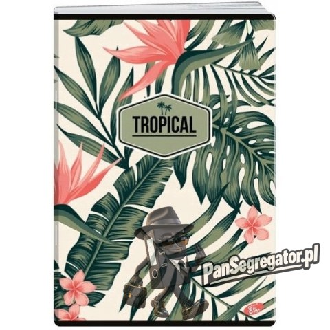 Zeszyt A5 80k kratka okładka miękka TROPICAL EL-M10-080-KA5 ELISA