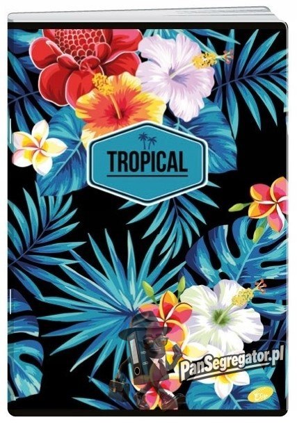 Zeszyt A5 80k kratka okładka miękka TROPICAL EL-M10-080-KA5 ELISA