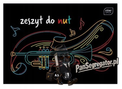 Zeszyt do nut A4 16k INTERDRUK