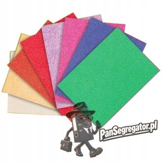 Zeszyt papierów fluorescencyjnych z brokatem B5 ALIGA ZBF-0266