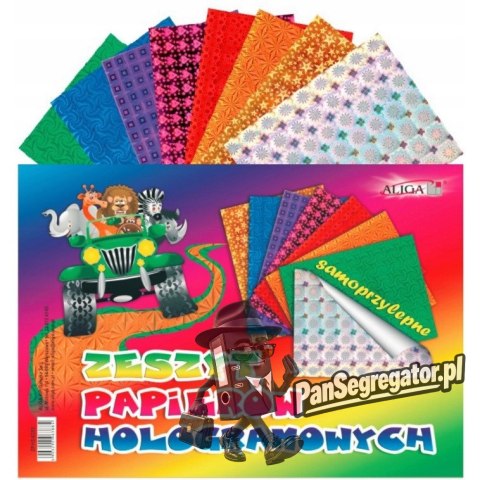 Zeszyt papierów holograficznych samoprzylepny B5 ZPHS-6388 ALIGA
